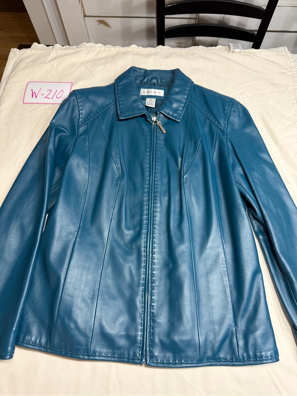 Vintage Preston and York, genuine lamb, skin, leather jacket, size medium